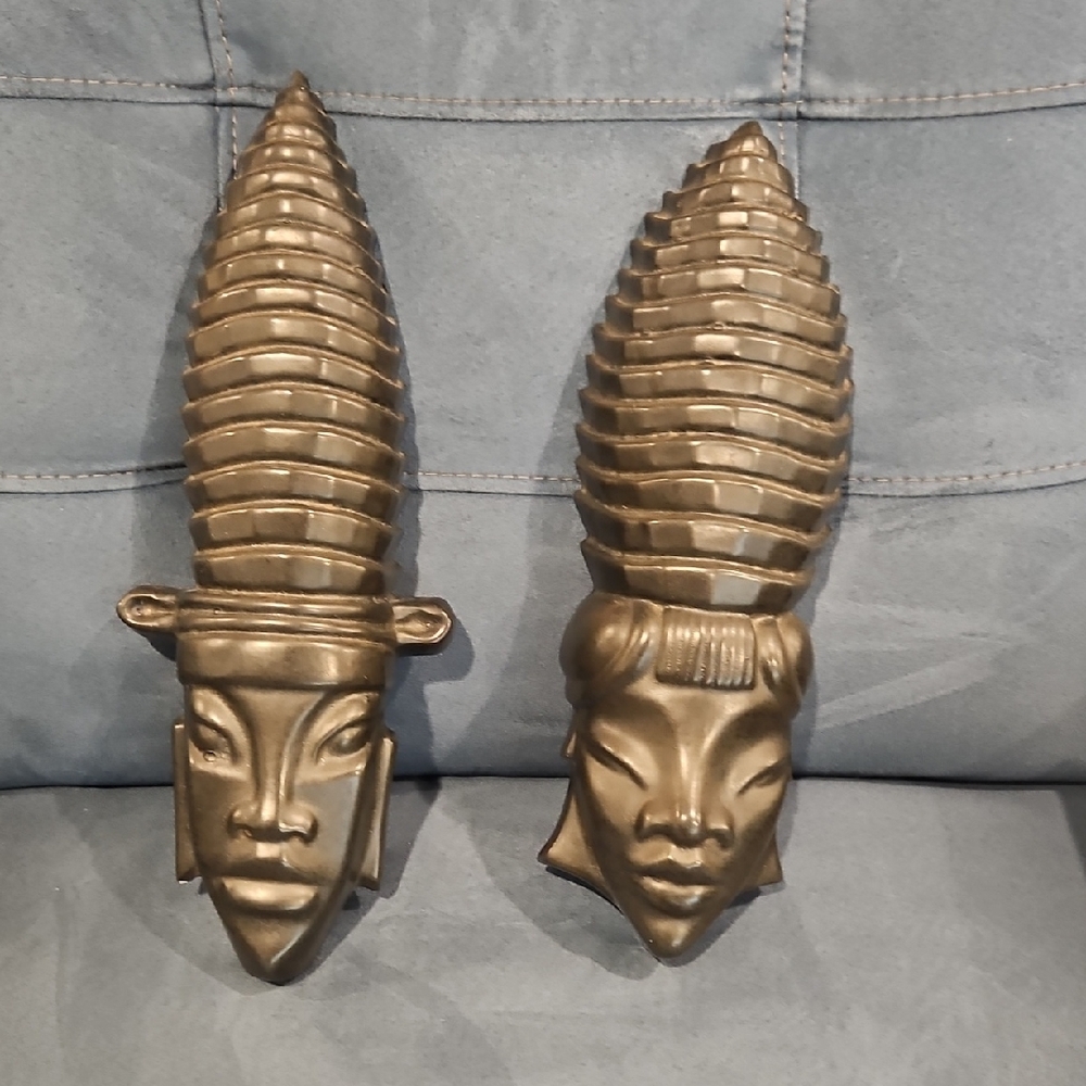Black Japanese Wall Masks 1963